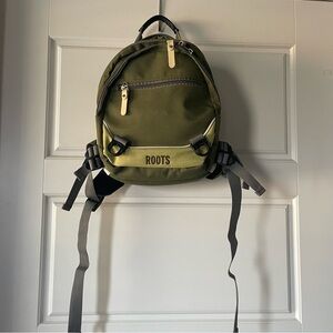 Roots Olive Green mini  Backpack